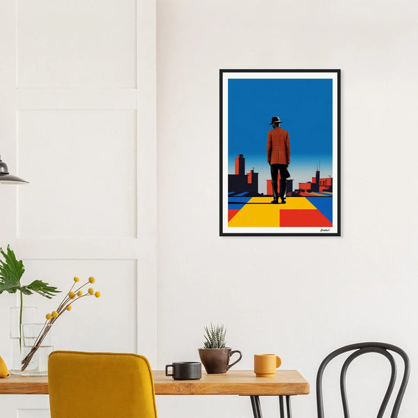 City Salesman's Reverie: Metropolis Melodies Series VII Grabbart Prints