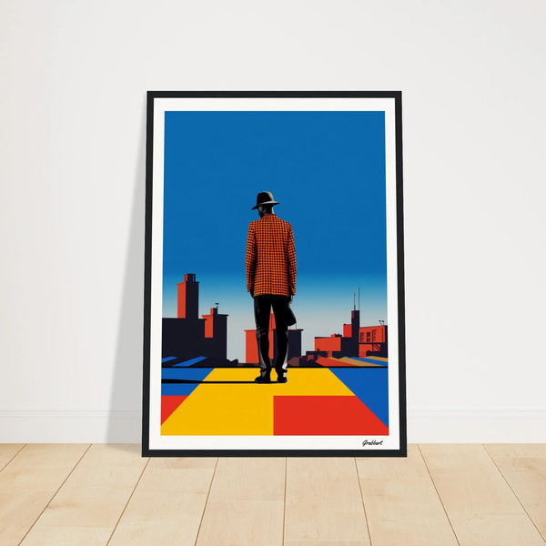 City Salesman's Reverie: Metropolis Melodies Series VII Grabbart Prints