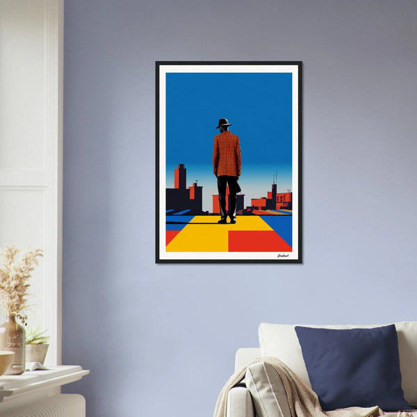 City Salesman's Reverie: Metropolis Melodies Series VII Grabbart Prints