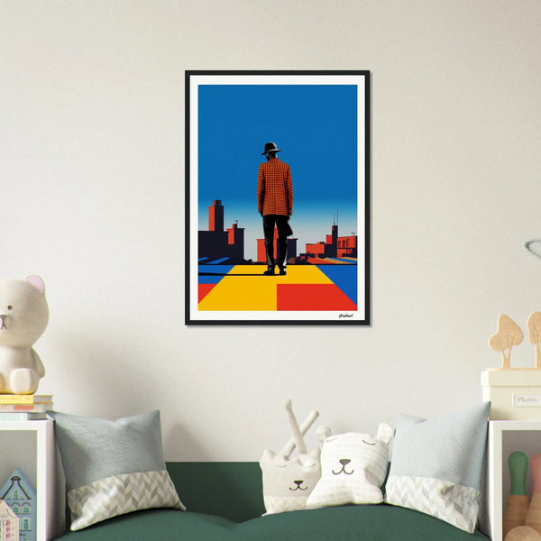 City Salesman's Reverie: Metropolis Melodies Series VII Grabbart Prints