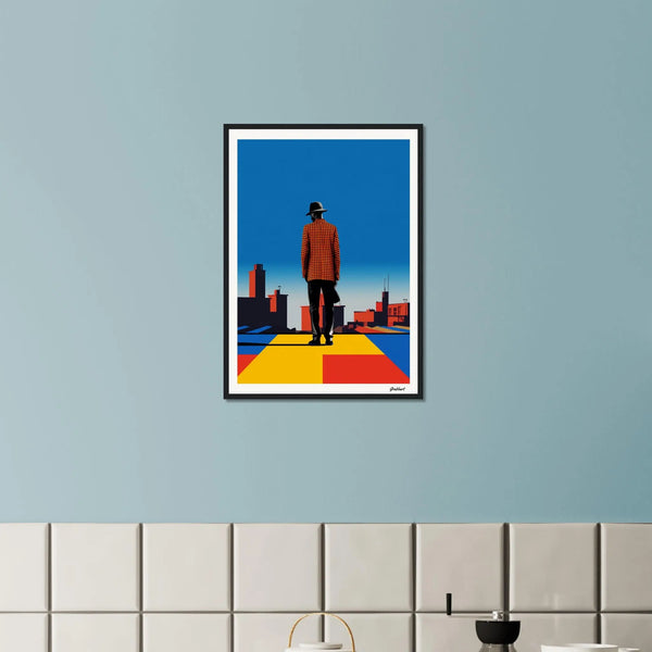 City Salesman's Reverie: Metropolis Melodies Series VII Grabbart Prints