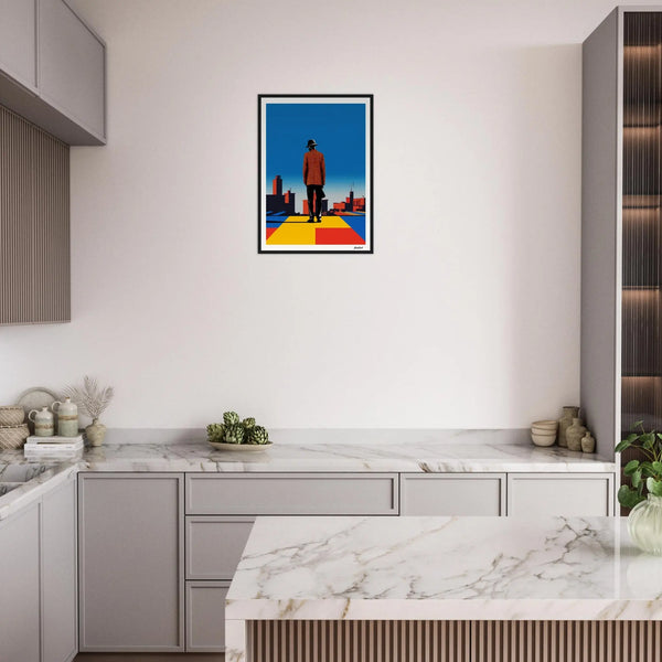 City Salesman's Reverie: Metropolis Melodies Series VII Grabbart Prints