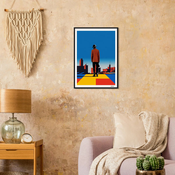 City Salesman's Reverie: Metropolis Melodies Series VII Grabbart Prints