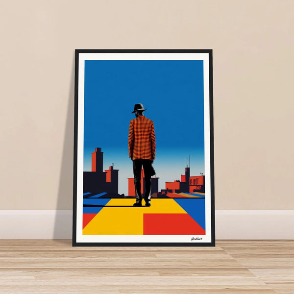 City Salesman's Reverie: Metropolis Melodies Series VII Grabbart Prints