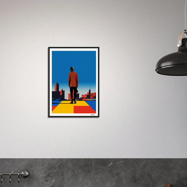 City Salesman's Reverie: Metropolis Melodies Series VII Grabbart Prints