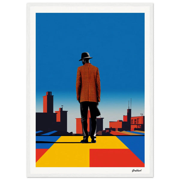 City Salesman's Reverie: Metropolis Melodies Series VII Grabbart Prints