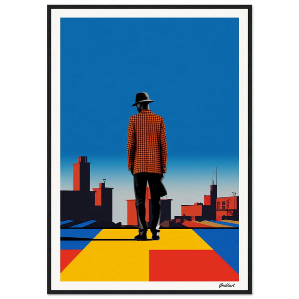 City Salesman's Reverie: Metropolis Melodies Series VII Grabbart Prints