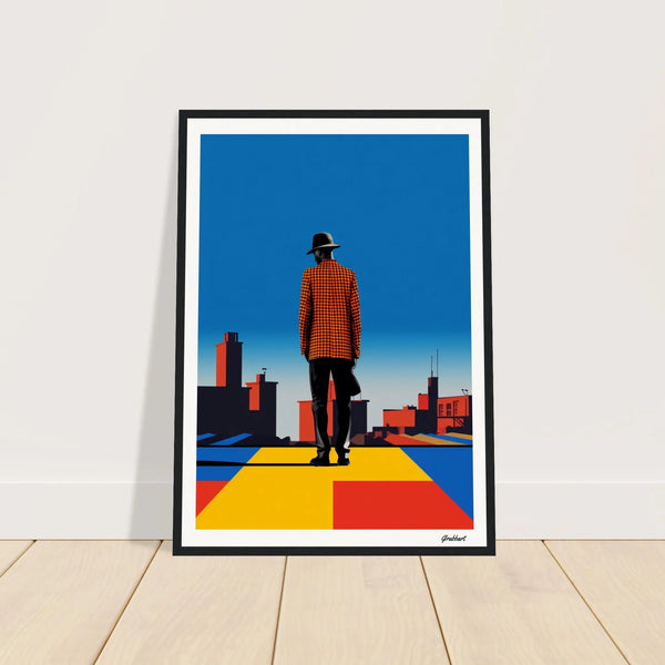 City Salesman's Reverie: Metropolis Melodies Series VII Grabbart Prints