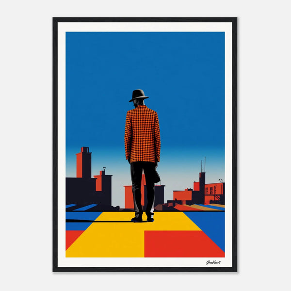 City Salesman's Reverie: Metropolis Melodies Series VII Grabbart Prints