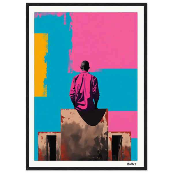 Elevated Solitude: Metropolis Melodies Series IV Grabbart Prints