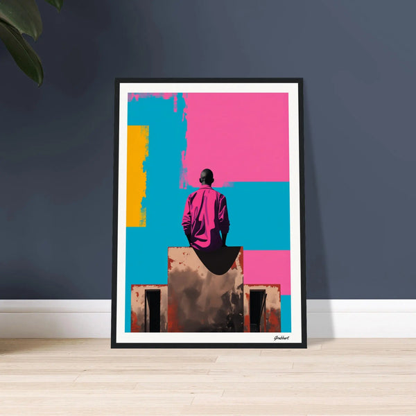 Elevated Solitude: Metropolis Melodies Series IV Grabbart Prints