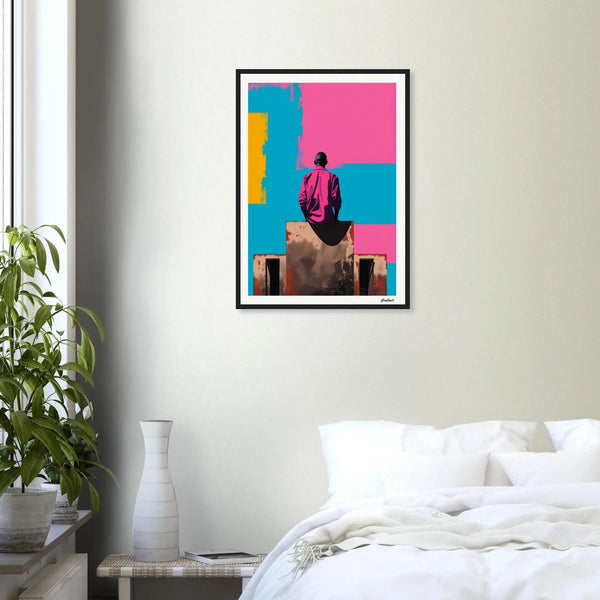 Elevated Solitude: Metropolis Melodies Series IV Grabbart Prints