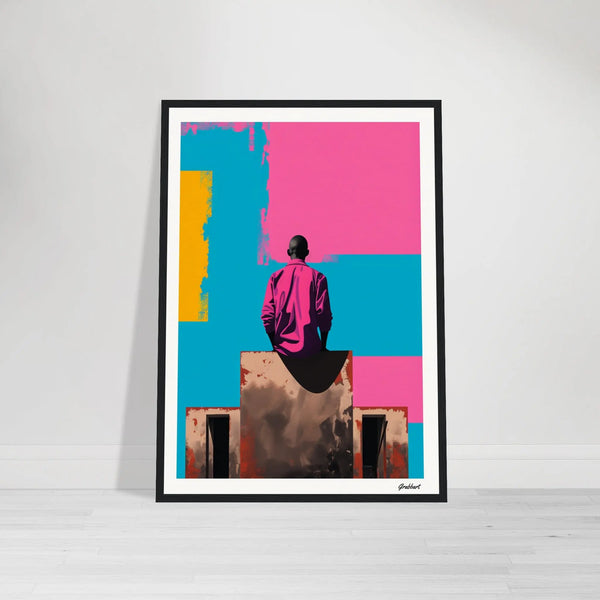 Elevated Solitude: Metropolis Melodies Series IV Grabbart Prints