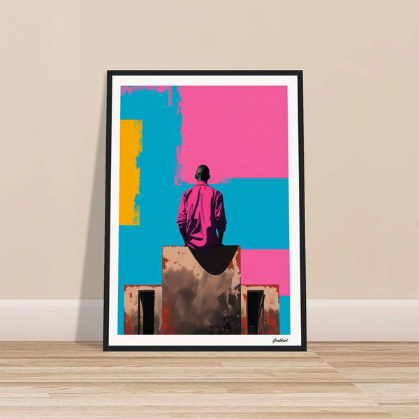 Elevated Solitude: Metropolis Melodies Series IV Grabbart Prints