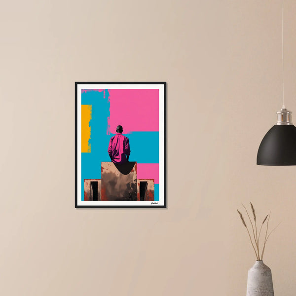 Elevated Solitude: Metropolis Melodies Series IV Grabbart Prints