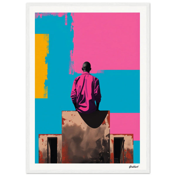 Elevated Solitude: Metropolis Melodies Series IV Grabbart Prints