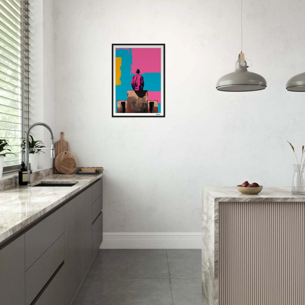 Elevated Solitude: Metropolis Melodies Series IV Grabbart Prints