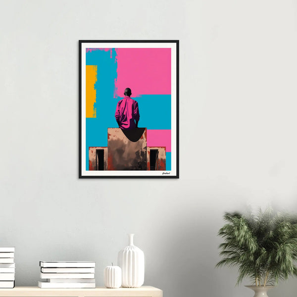 Elevated Solitude: Metropolis Melodies Series IV Grabbart Prints