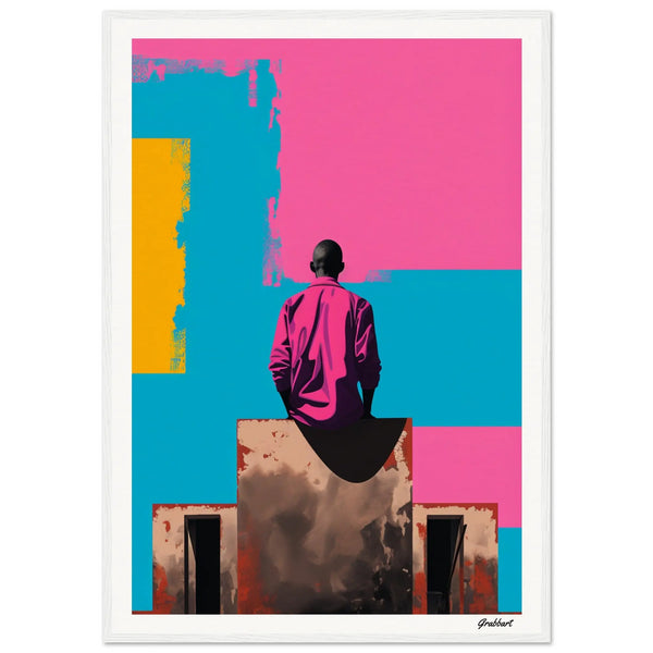 Elevated Solitude: Metropolis Melodies Series IV Grabbart Prints