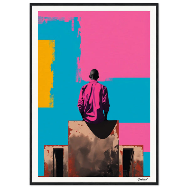 Elevated Solitude: Metropolis Melodies Series IV Grabbart Prints