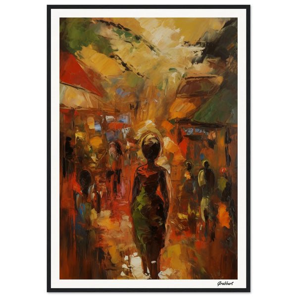 Ephemeral Solitude: A Still Moment in Time's Flow Grabbart Prints