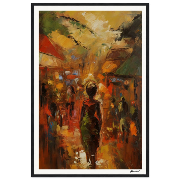 Ephemeral Solitude: A Still Moment in Time's Flow Grabbart Prints