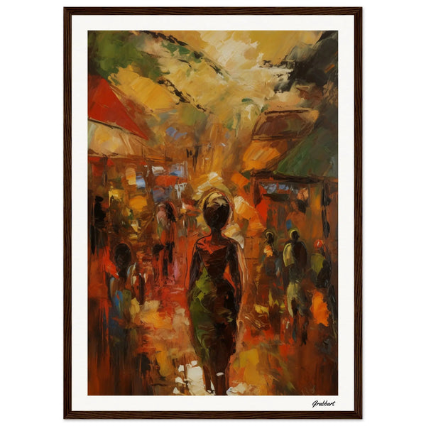 Ephemeral Solitude: A Still Moment in Time's Flow Grabbart Prints