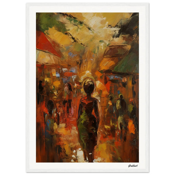 Ephemeral Solitude: A Still Moment in Time's Flow Grabbart Prints