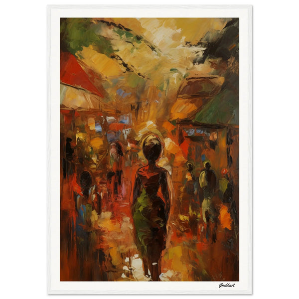 Ephemeral Solitude: A Still Moment in Time's Flow Grabbart Prints