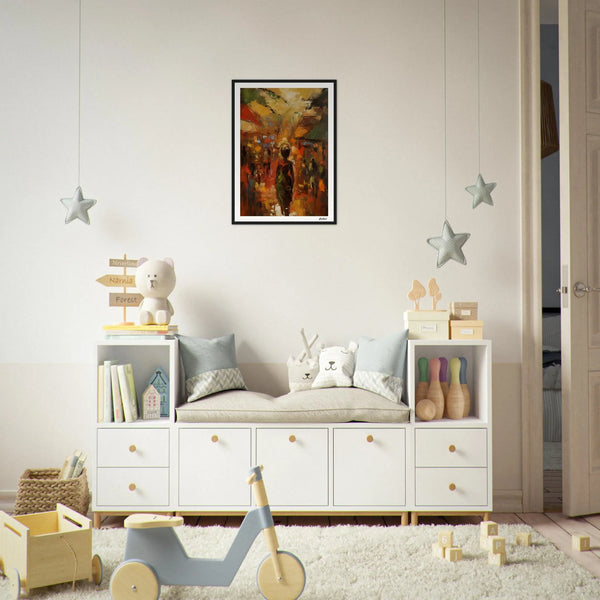 Ephemeral Solitude: A Still Moment in Time's Flow Grabbart Prints