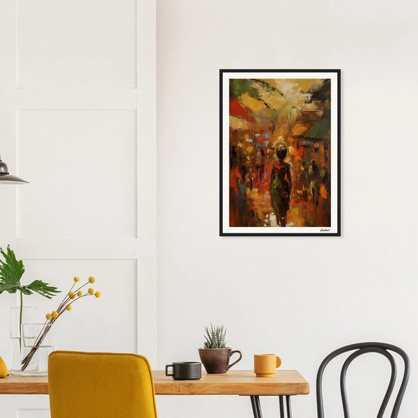 Ephemeral Solitude: A Still Moment in Time's Flow Grabbart Prints