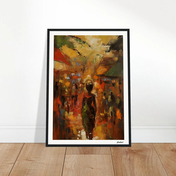 Ephemeral Solitude: A Still Moment in Time's Flow Grabbart Prints