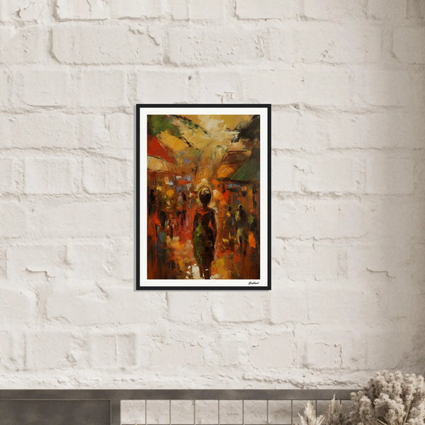 Ephemeral Solitude: A Still Moment in Time's Flow Grabbart Prints