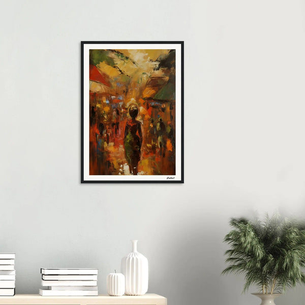 Ephemeral Solitude: A Still Moment in Time's Flow Grabbart Prints