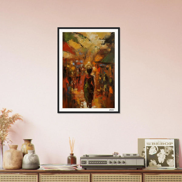 Ephemeral Solitude: A Still Moment in Time's Flow Grabbart Prints