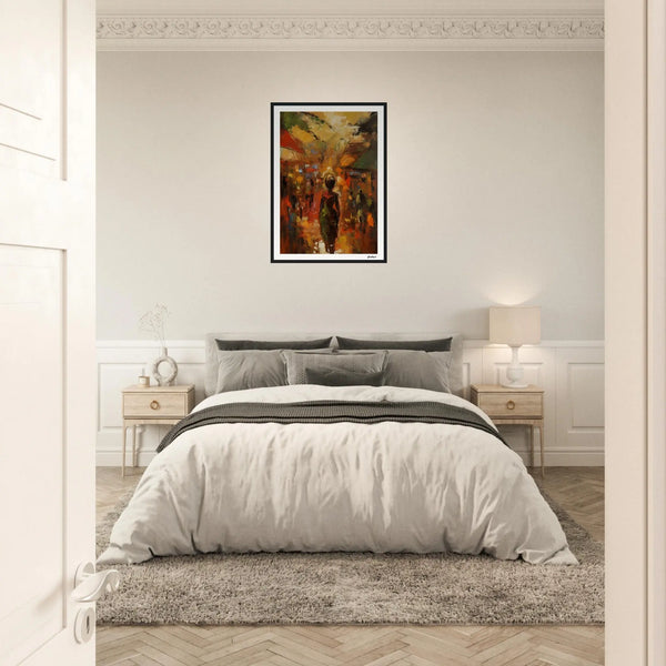 Ephemeral Solitude: A Still Moment in Time's Flow Grabbart Prints