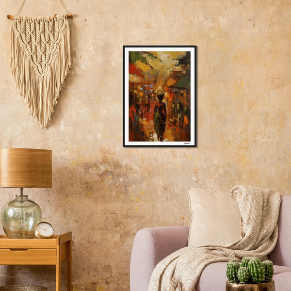 Ephemeral Solitude: A Still Moment in Time's Flow Grabbart Prints