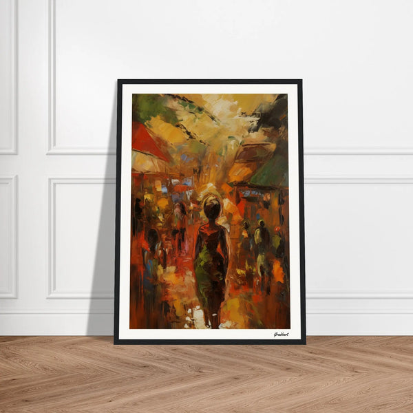 Ephemeral Solitude: A Still Moment in Time's Flow Grabbart Prints