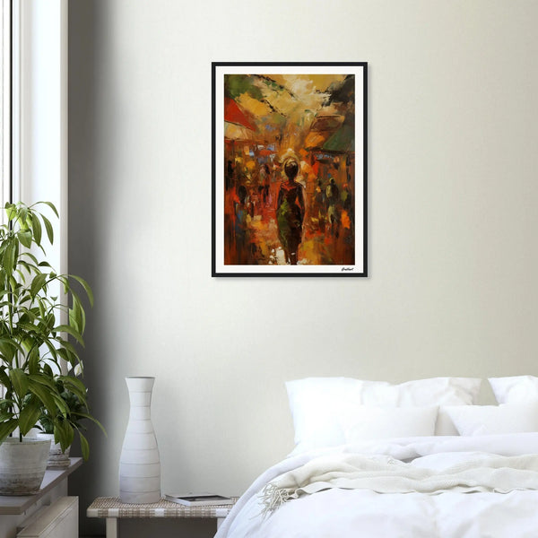 Ephemeral Solitude: A Still Moment in Time's Flow Grabbart Prints