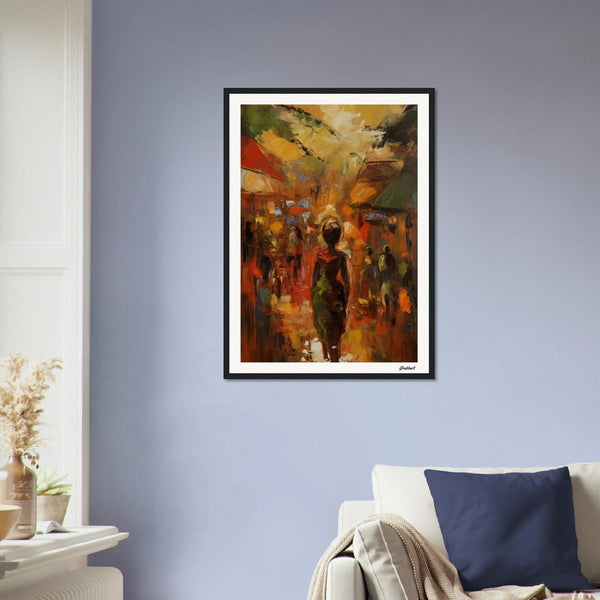 Ephemeral Solitude: A Still Moment in Time's Flow Grabbart Prints