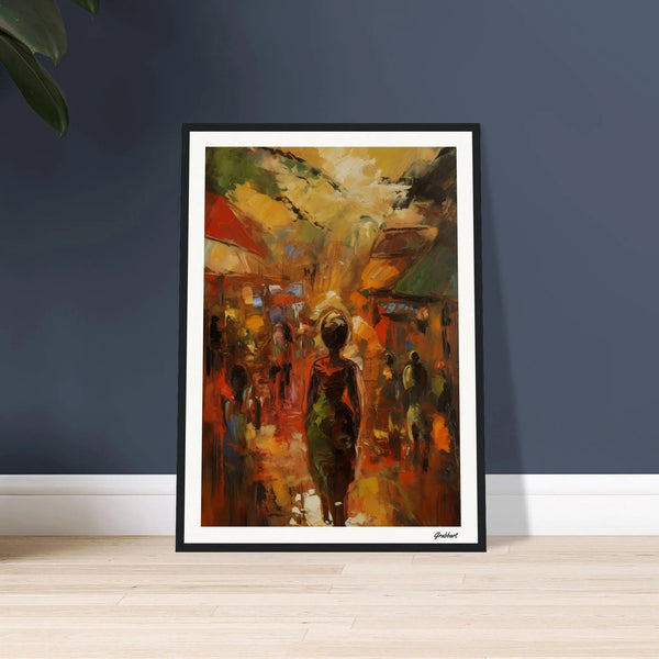 Ephemeral Solitude: A Still Moment in Time's Flow Grabbart Prints