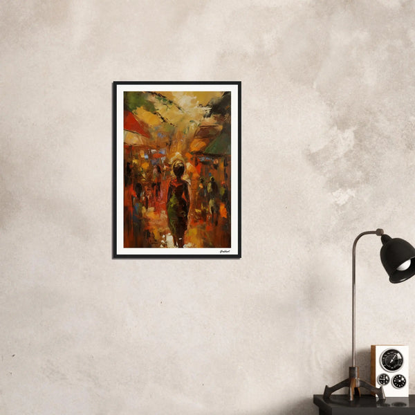 Ephemeral Solitude: A Still Moment in Time's Flow Grabbart Prints