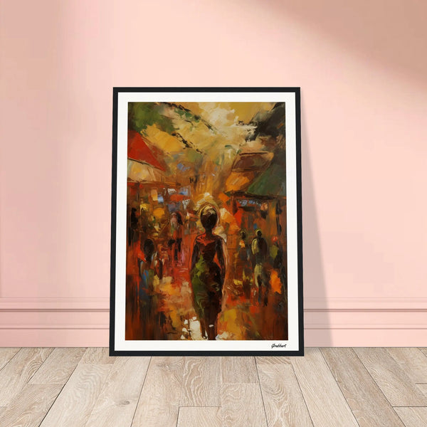 Ephemeral Solitude: A Still Moment in Time's Flow Grabbart Prints