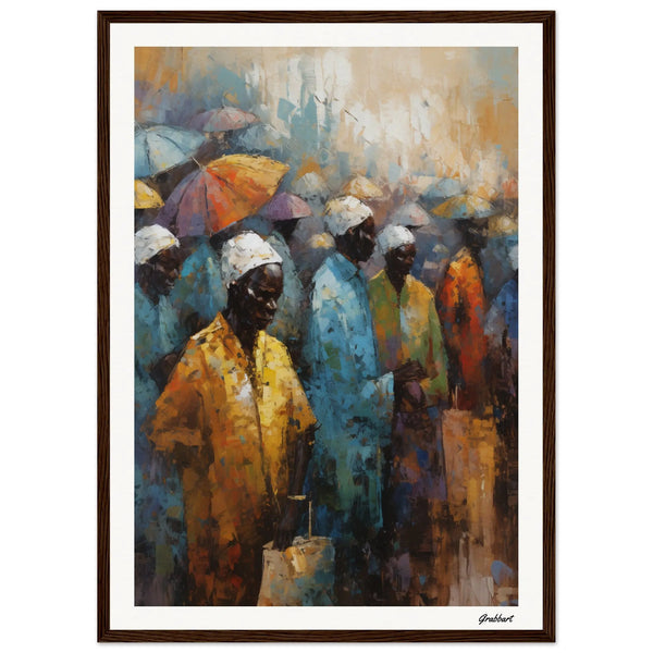 The Council of Wisdom: A Tapestry of Culture and Unity Grabbart Prints