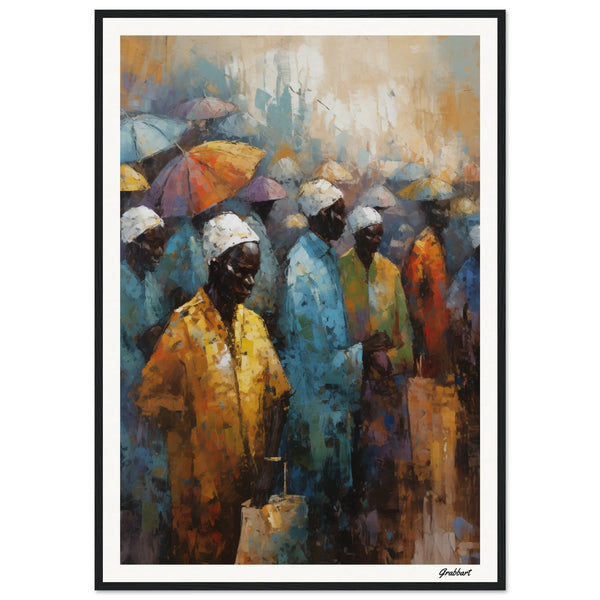 The Council of Wisdom: A Tapestry of Culture and Unity Grabbart Prints