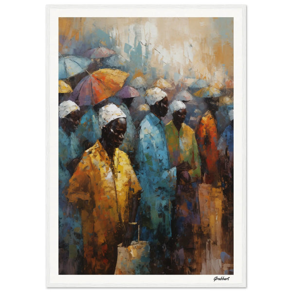 The Council of Wisdom: A Tapestry of Culture and Unity Grabbart Prints