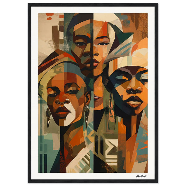 The Triumvirate: A Gaze of Beninese Royalty Grabbart Prints