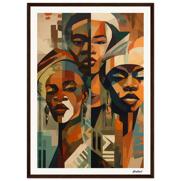 The Triumvirate: A Gaze of Beninese Royalty Grabbart Prints