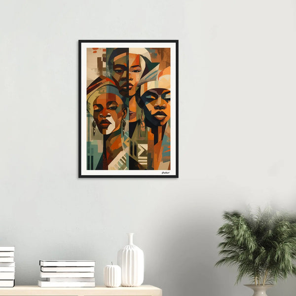 The Triumvirate: A Gaze of Beninese Royalty Grabbart Prints