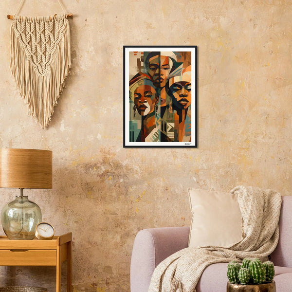 The Triumvirate: A Gaze of Beninese Royalty Grabbart Prints